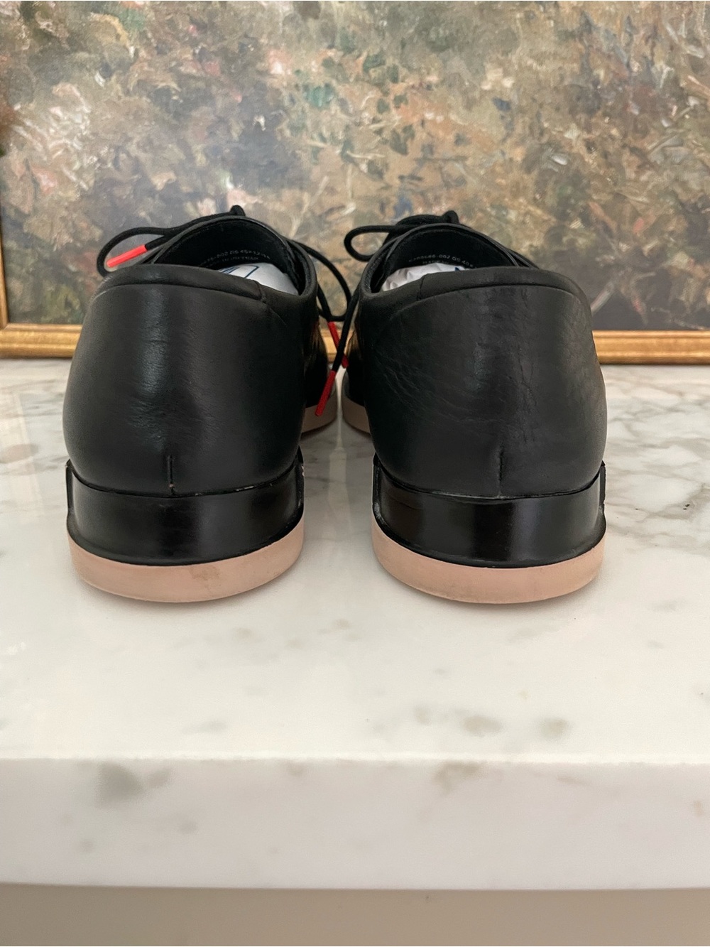 Camper Twins Oxford Shoes Black Leather Lightweight 40 size 9 Womens - Picture 5 of 8